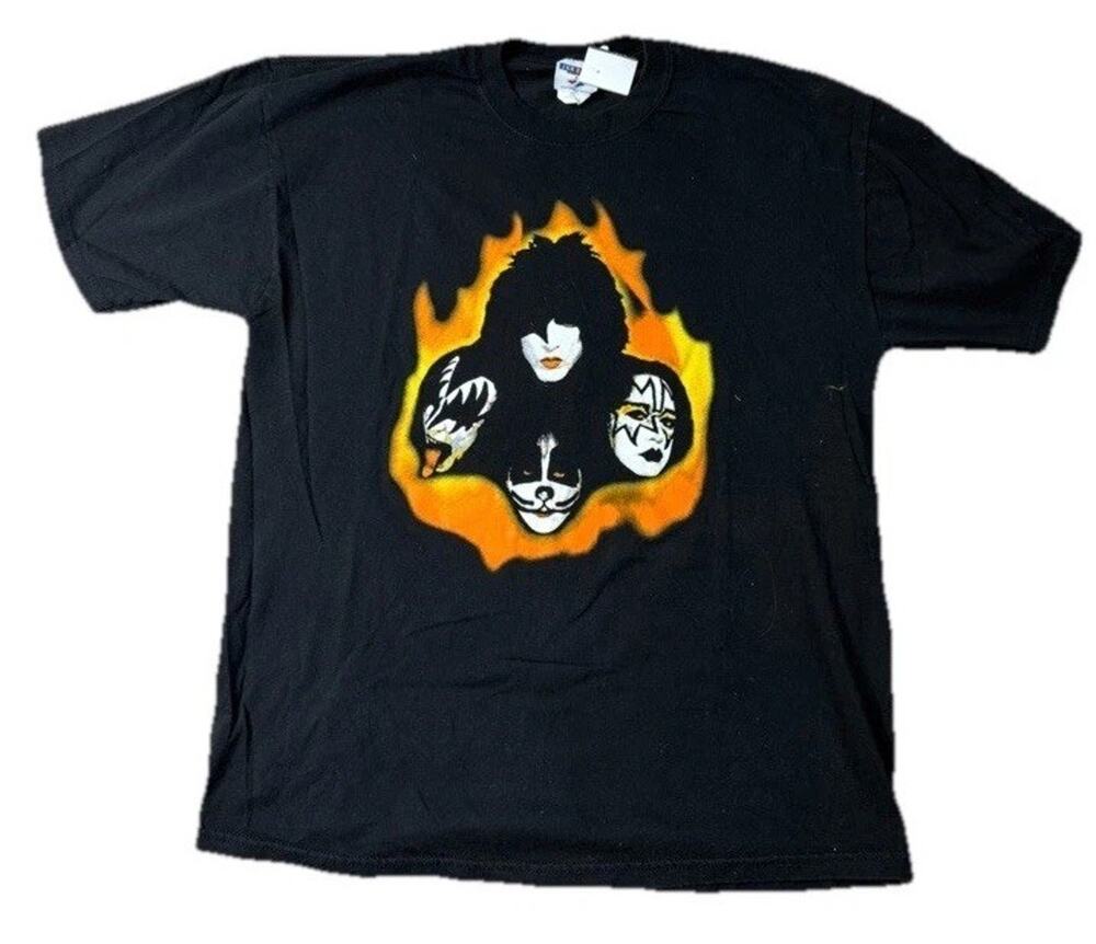 VTG Y2K KISS T-Shirt 3rd Annual Baltimore Expo XL 2003 Gene Ace Paul Peter